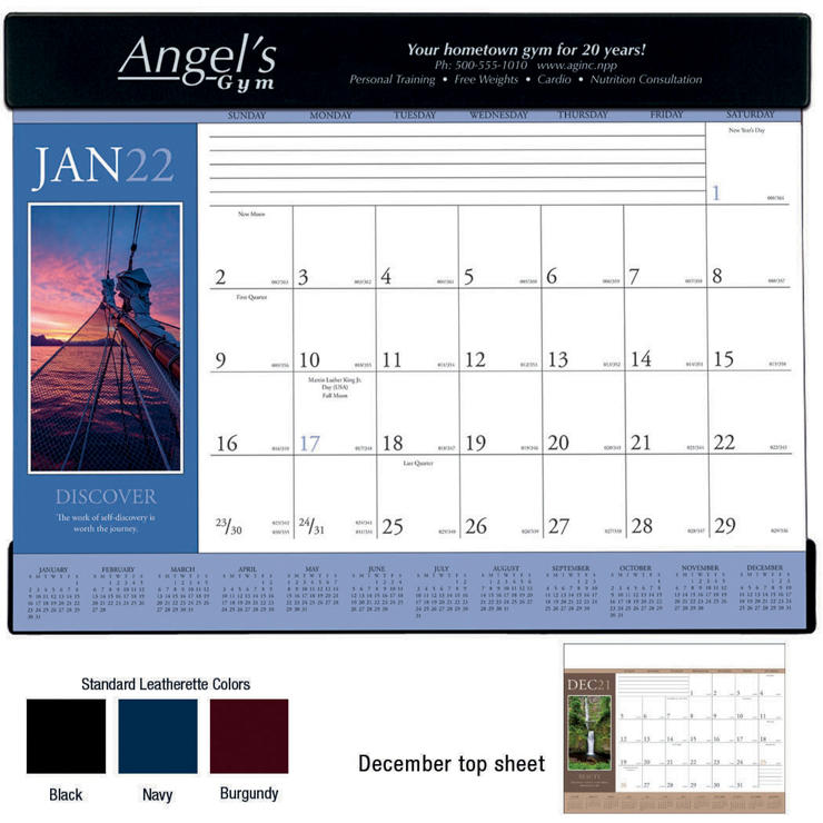 Motivations Desk Pad Calendar - 2022