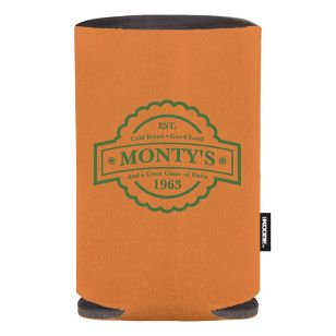 Koozie® Collapsible Can Kooler - Orange, Burnt