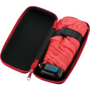 Deluxe Folding Umbrella - Red