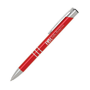 Triple Classic Click Ballpoint Pen - Red, Ruby