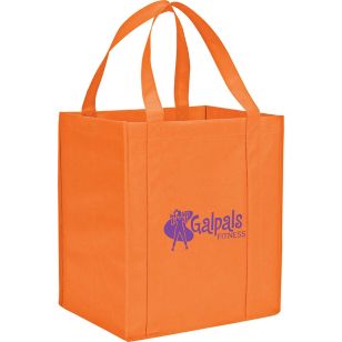 Hercules Non-Woven Grocery Tote - Orange