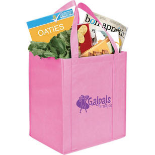 Hercules Non-Woven Grocery Tote - Pink