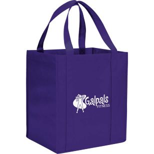 Hercules Non-Woven Grocery Tote - Purple