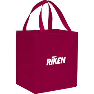 Hercules Non-Woven Grocery Tote - Maroon