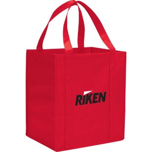 Hercules Non-Woven Grocery Tote - Red