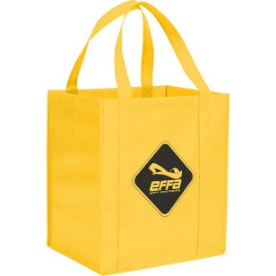 Hercules Non-Woven Grocery Tote - Yellow (PMS-Yellow C)