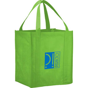 Hercules Non-Woven Grocery Tote - Green, Lime