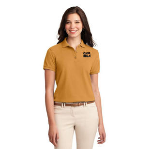Port Authority Ladies Silk Touch Sport Shirt - Gold