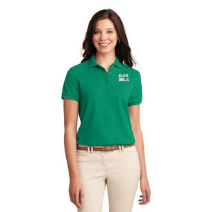 Port Authority Ladies Silk Touch Sport Shirt - Green, Kelly