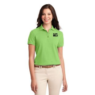 Port Authority Ladies Silk Touch Sport Shirt - Green, Lime