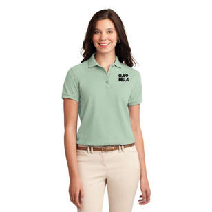 Port Authority Ladies Silk Touch Sport Shirt - Green, Mint