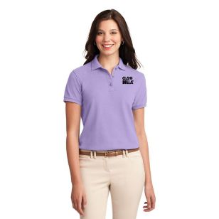 Port Authority Ladies Silk Touch Sport Shirt - Lavender, Bright
