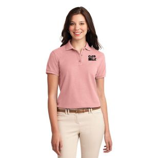 Port Authority Ladies Silk Touch Sport Shirt - Pink, Light