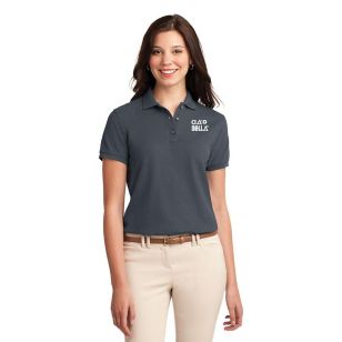 Port Authority Ladies Silk Touch Sport Shirt - Steel