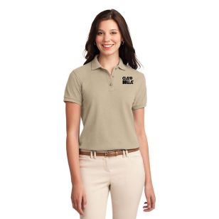 Port Authority Ladies Silk Touch Sport Shirt - Stone