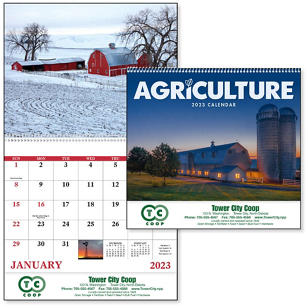 Agriculture Calendar, Spiral - 2023