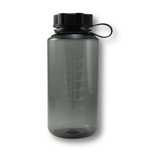 32 Oz. Water Bottle with Strap Lid & Graduated Scale - Smoke, Translucent