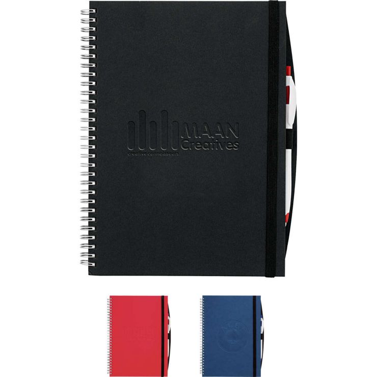 7.75" x 10" Hardcover Large Spiral JournalBook® - 