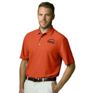 Greg Norman Play Dry Performance Mesh Polo - Orange