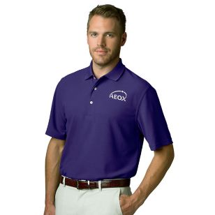 Greg Norman Play Dry Performance Mesh Polo - Purple