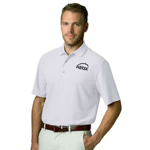 Greg Norman Play Dry Performance Mesh Polo - White