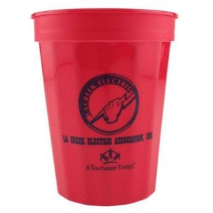 Fluted Stadium Cup - 16 oz. II - Red