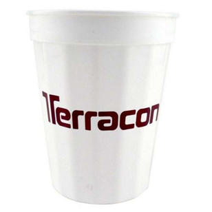 Fluted Stadium Cup - 16 oz. II - White