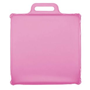 Vinyl Seat Cushion 12" Square 1" Thick - Pink, Awareness