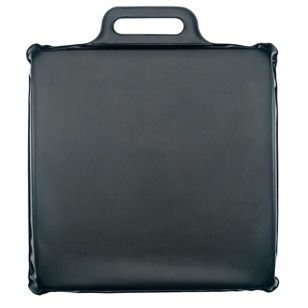 Vinyl Seat Cushion 12" Square 1" Thick - Black