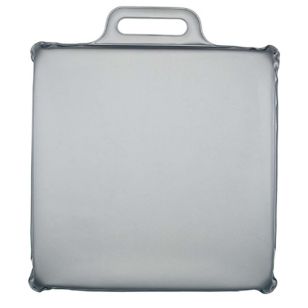 Vinyl Seat Cushion 12" Square 1" Thick - Silver