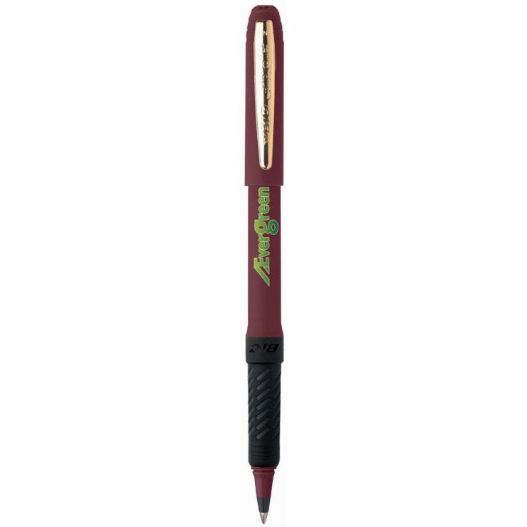 BIC® Grip Roller Gold Pen - Burgundy