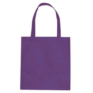 Non-Woven Promotional Tote Bags - Purple