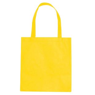 Non-Woven Promotional Tote Bags - Yellow (PMS-Yellow C)