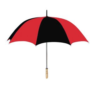 60" Arc Golf Umbrella - Red/Black