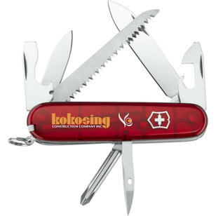 Victorinox Swiss Army Knife - Hiker - Red, Translucent