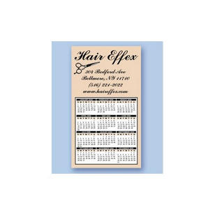 Rectangle Calendar and Schedule Magnet - 4" x 7", 20 Mil