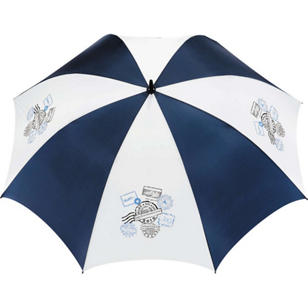 62" Tour Golf Umbrella - Blue, Navy/White