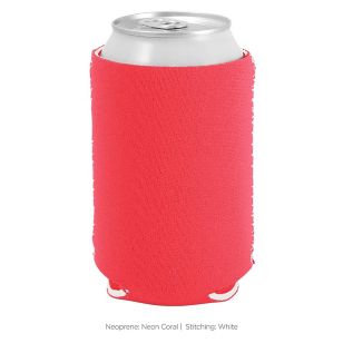 Kolder Kaddy Neoprene Can Cooler - Coral, Neon (PMS-812)