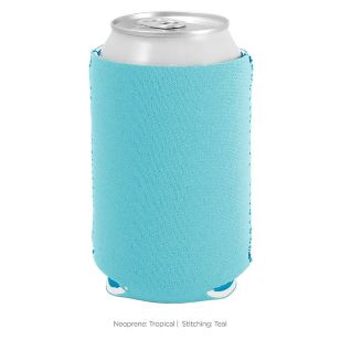 Kolder Kaddy Neoprene Can Cooler - Blue, Tropical (PMS-319)