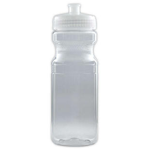 24 oz Push/Pull Top Translucent Sport Bottle - Clear