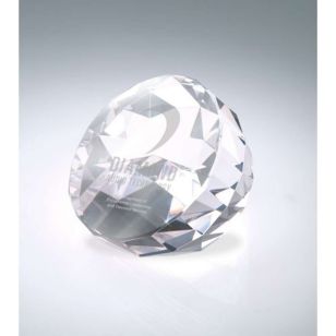 Modica Flat Cut Diamond - Clear/Blue