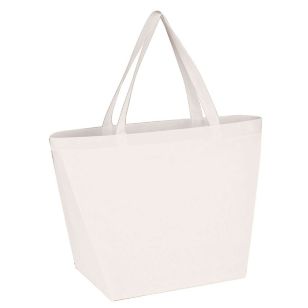 Non-Woven Budget Tote Bag - White