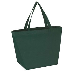 Non-Woven Budget Tote Bag - Green, Forest (similar to PMS 349)