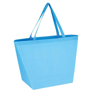 Non-Woven Budget Tote Bag - Blue, Light