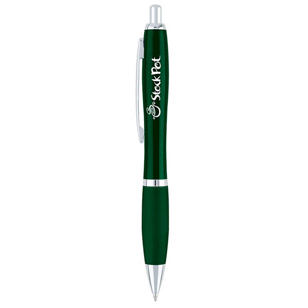 Curvaceous Metal Ballpoint Pen - Green