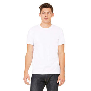 Bella + Canvas Unisex Jersey Short-Sleeve T-Shirt - White