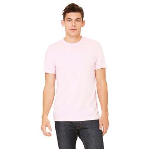 Bella + Canvas Unisex Jersey Short-Sleeve T-Shirt - Pink, Soft