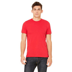 Bella + Canvas Unisex Jersey Short-Sleeve T-Shirt - Red