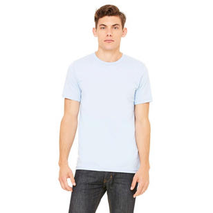 Bella + Canvas Unisex Jersey Short-Sleeve T-Shirt - Blue, Light