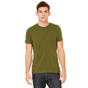 Bella + Canvas Unisex Jersey Short-Sleeve T-Shirt - Olive